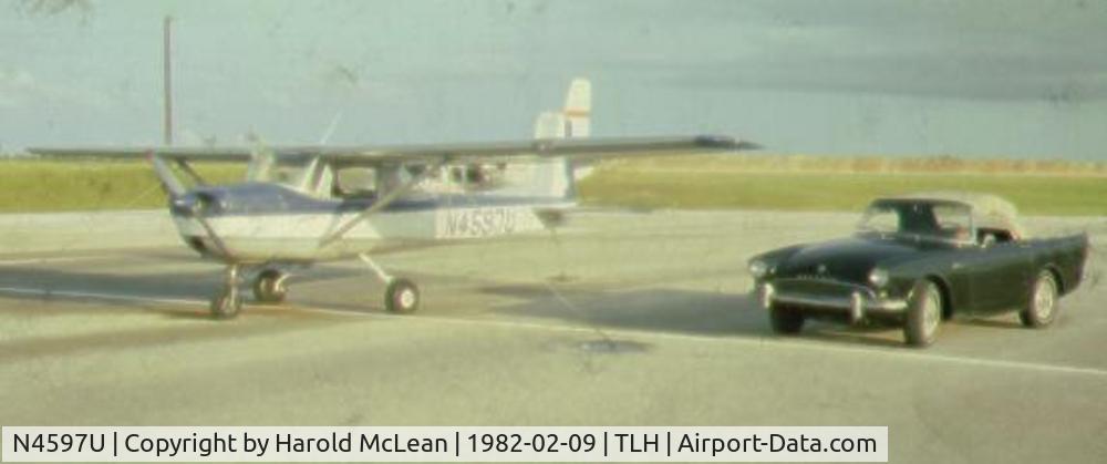 N4597U, 1964 Cessna 150D C/N 15060597, Long before 911.  Easy access to general aviation parking.