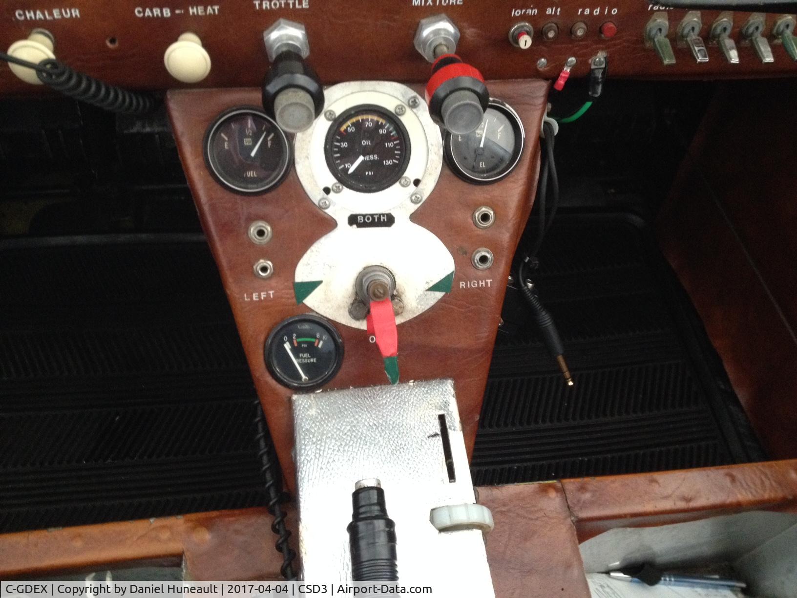 C-GDEX, 1982 Zenair Zenith CH-250 C/N A63, Central Panel