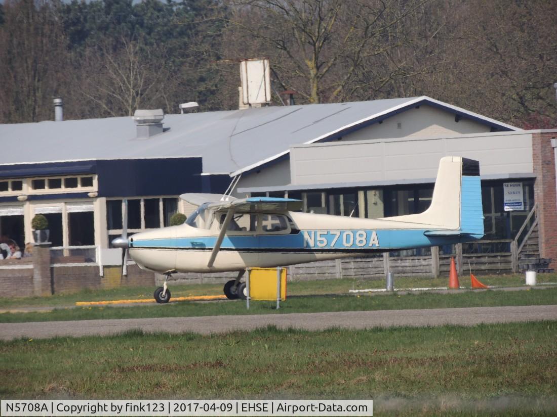 N5708A, 1956 Cessna 172 C/N 28308, old cessna ready for a flight