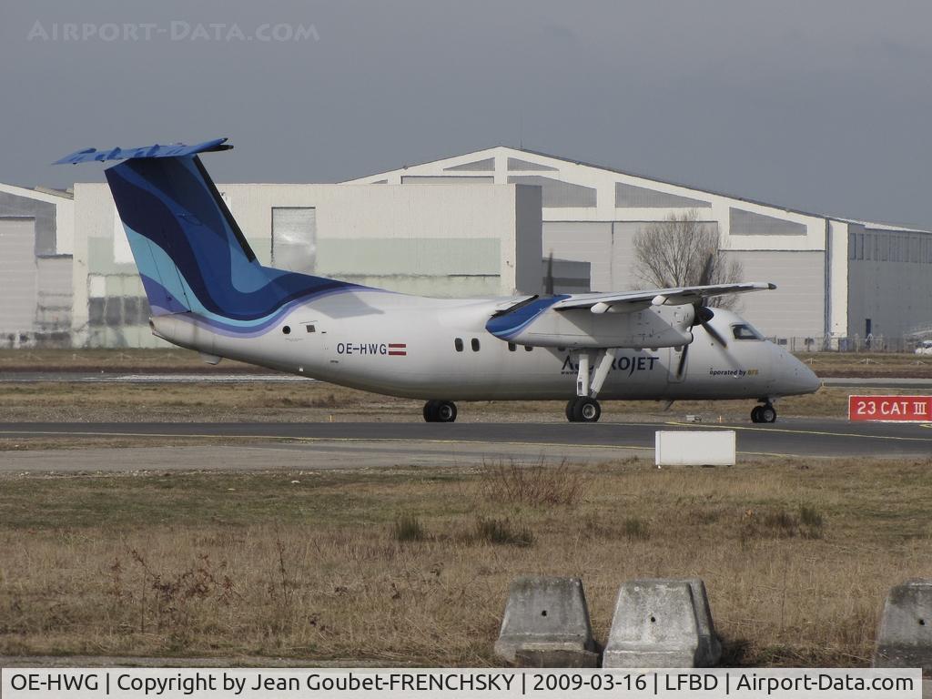 OE-HWG, 1991 De Havilland Canada DHC-8-102 Dash 8 C/N 289, Austrojet by Business Flight Salzburg