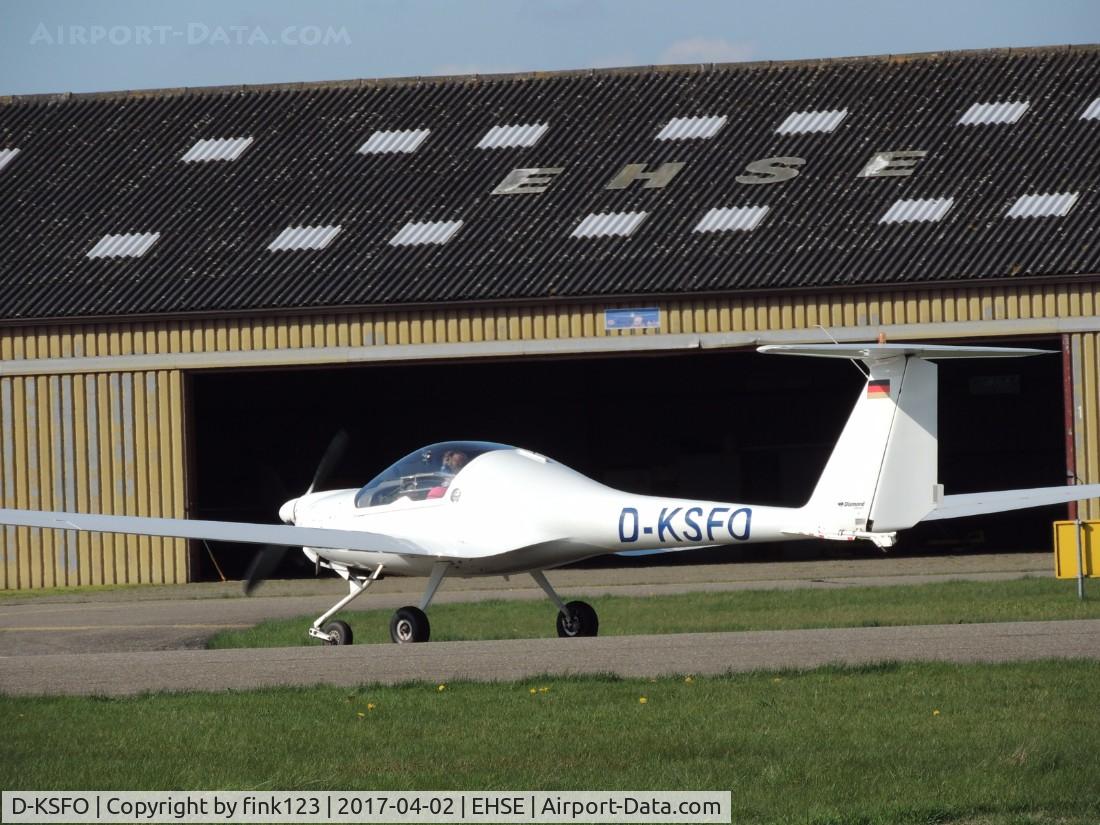D-KSFO, Diamond HK-36 Super Dimona C/N 57586, nice visitro at seppe airfield