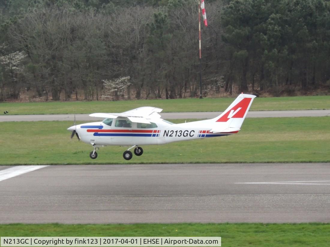 N213GC, 1978 Cessna T210M Turbo Centurion C/N 210-62368, cessna seconds from touchdown