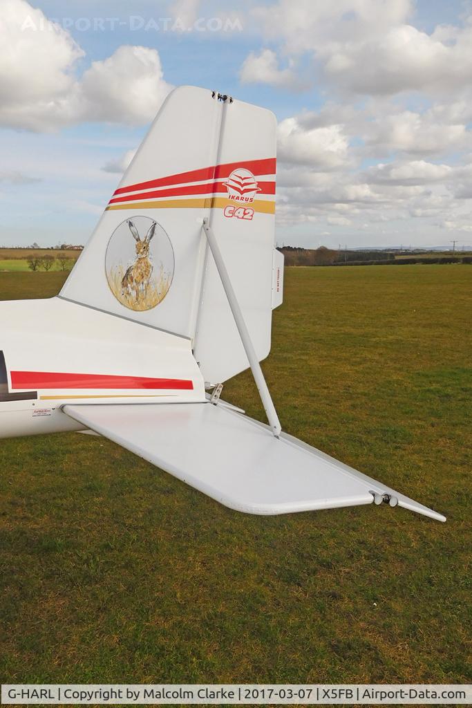 G-HARL, 2015 Comco Ikarus C42 FB100 Bravo C/N 1509-7418, Comco Ikarus C42 FB100 Bravo, Fishburn Airfield UK, March 7th 2017