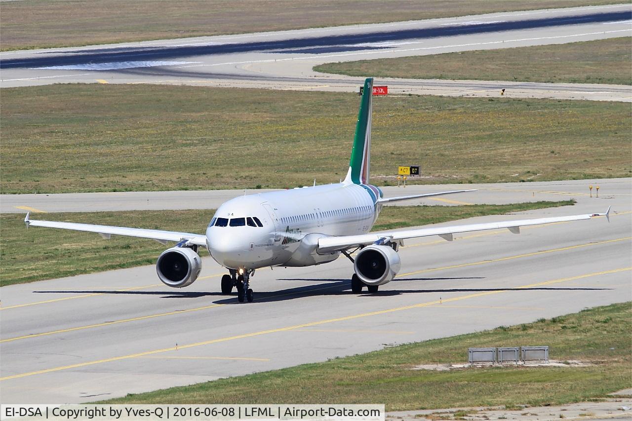EI-DSA, 2006 Airbus A320-216 C/N 2869, Airbus A320-216, Taxiing to holding point rwy 31R, Marseille-Provence Airport (LFML-MRS)