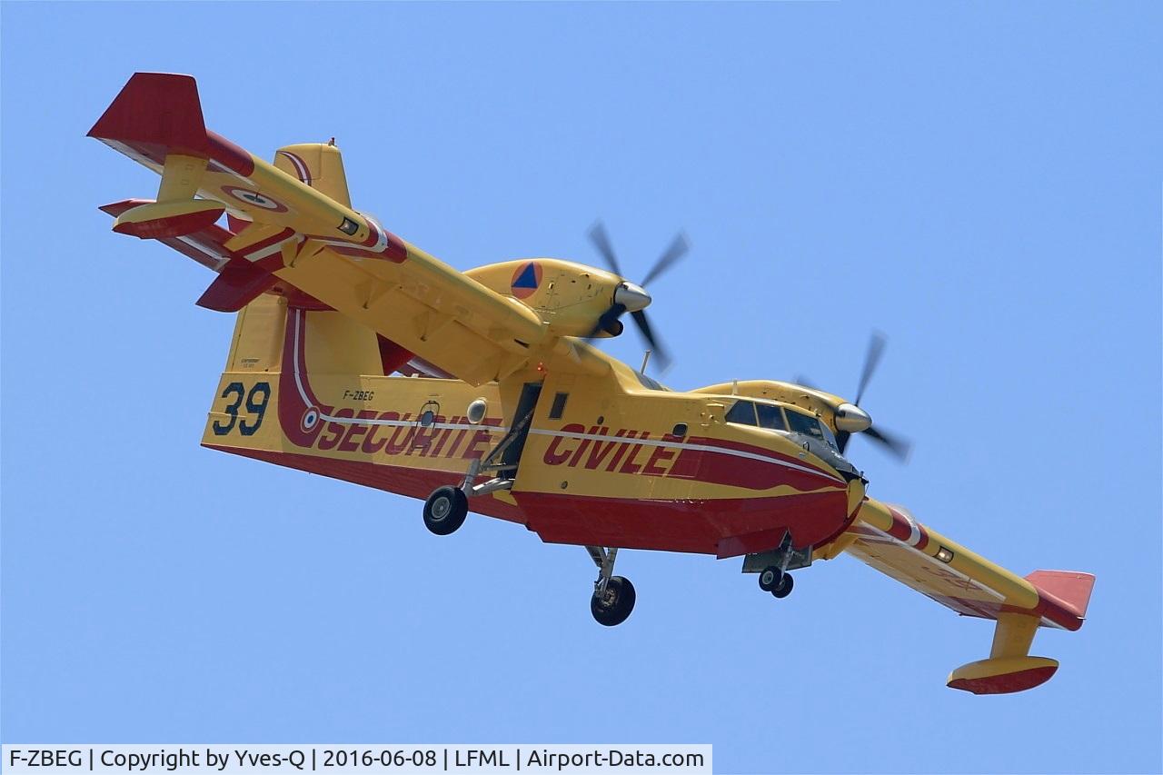 F-ZBEG, Canadair CL-215-6B11 CL-415 C/N 2015, Canadair CL-415, Short approach Rwy 31R, Marseille-Provence Airport (LFML-MRS)