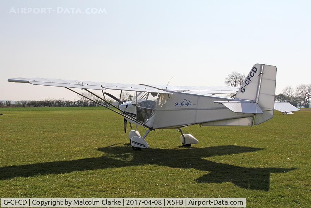G-CFCD, 2007 Skyranger Swift 912S(1) C/N BMAA/HB/554, Skyranger Swift 912S(1), Fishburn Airfield UK. April 8th 2017