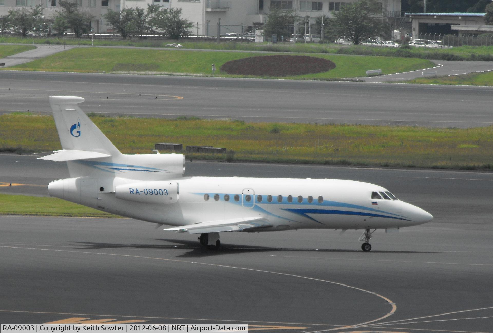 RA-09003, 1969 Dassault Falcon (Mystere) 20D C/N 183, Taxying for departure