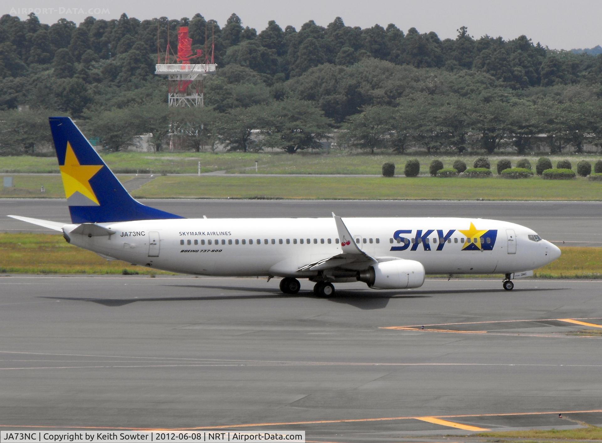 JA73NC, 2010 Boeing 737-8FZ C/N 31743, Taxying for departure