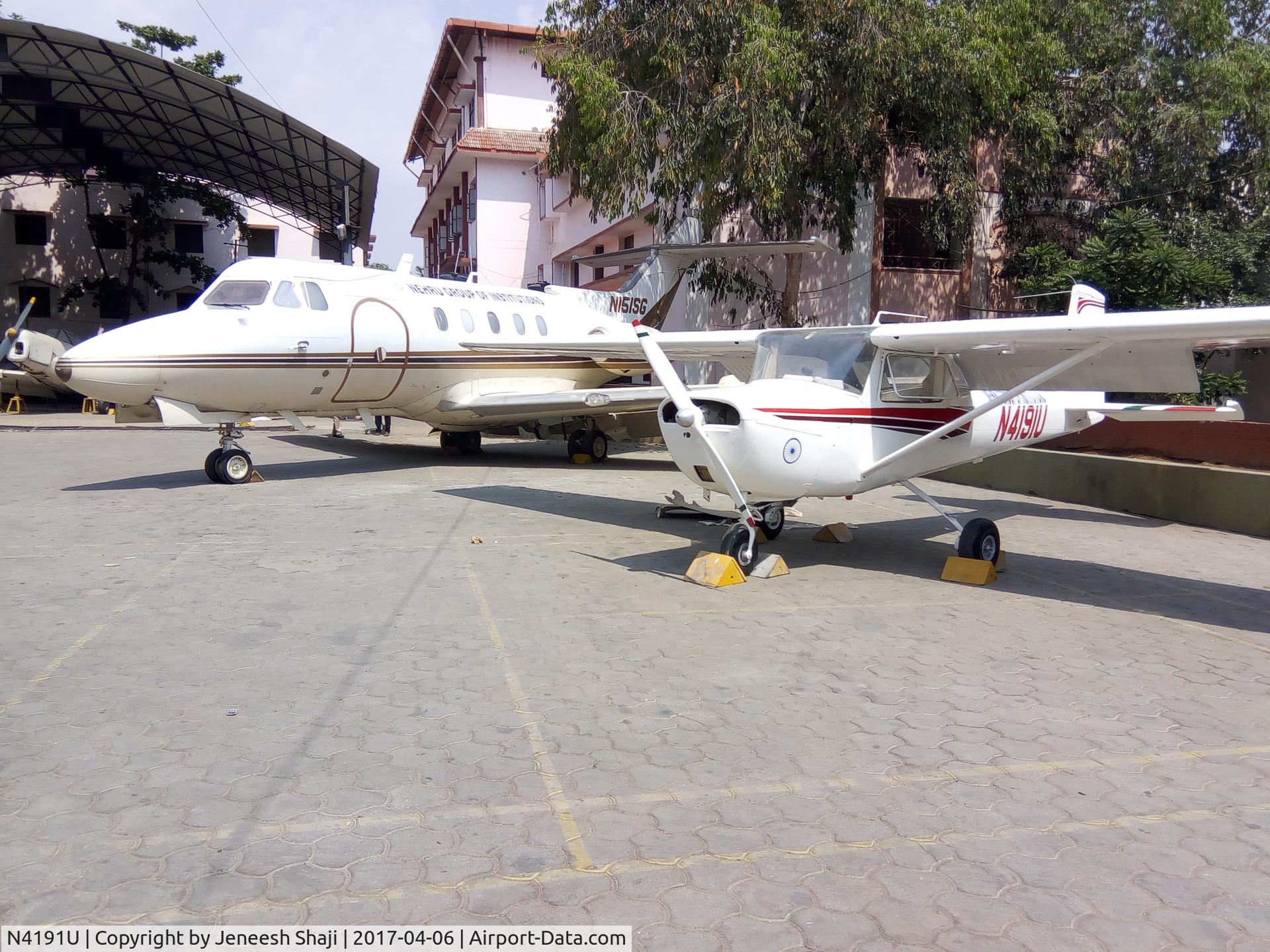 N4191U, 1963 Cessna 150D C/N 15060191, At Nehru College Of Aeronautics And Applied Sciences, Coimbatore ,India