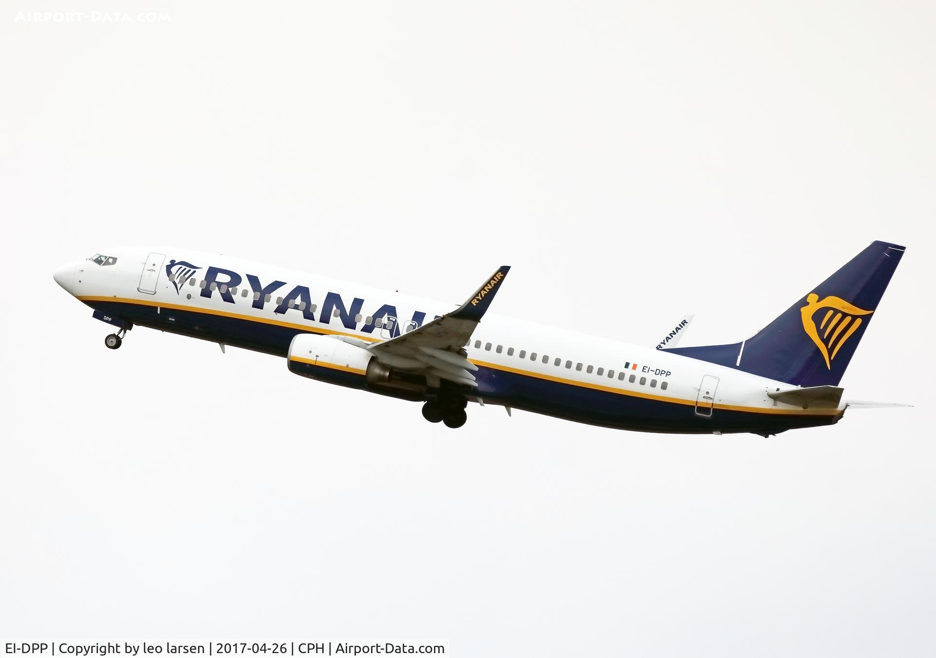 EI-DPP, 2007 Boeing 737-8AS C/N 33613, Copenhagen 26.4.2017