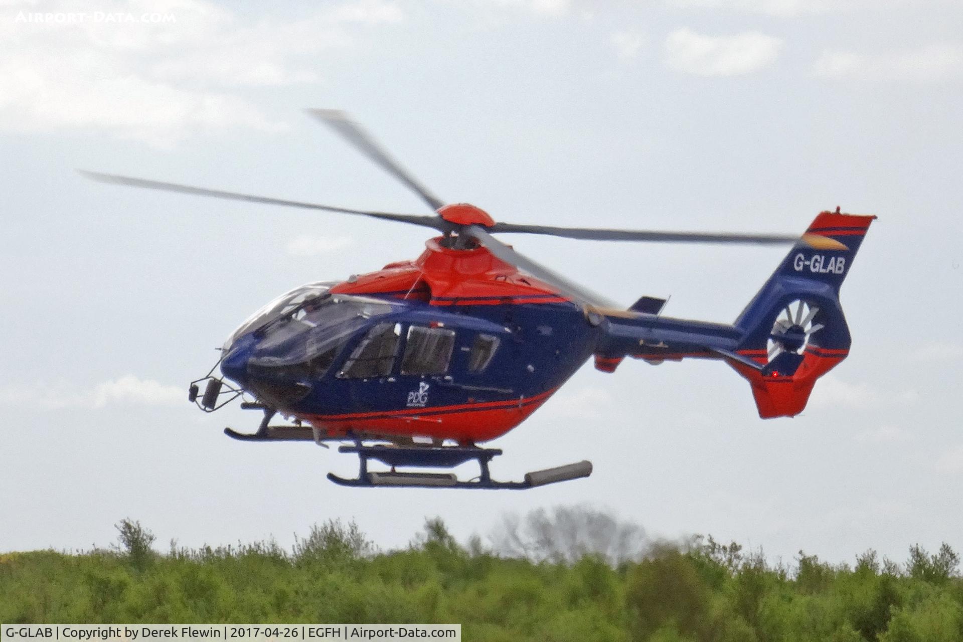G-GLAB, 2008 Eurocopter EC-135T-2+ C/N 0712, EC-135T-2+, PDG Helicopters Dalcross Heliport Highlands Based, previously D-HTSF, G-CFFR, EI-ILS, seen letting down after dropping off supplies ship to Mumbles Lighthouse.