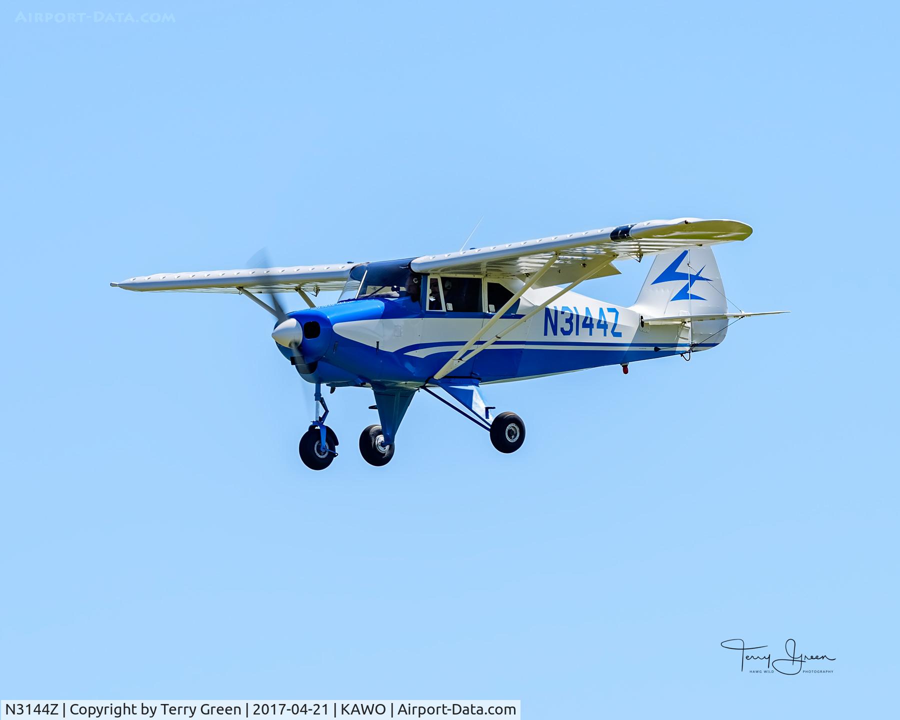N3144Z, 1959 Piper PA-22-150 Tri-Pacer C/N 22-7089, KAWO