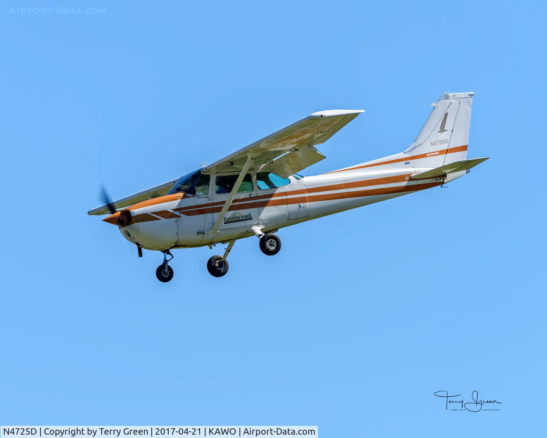N4725D, 1979 Cessna 172N C/N 17272340, KAWO