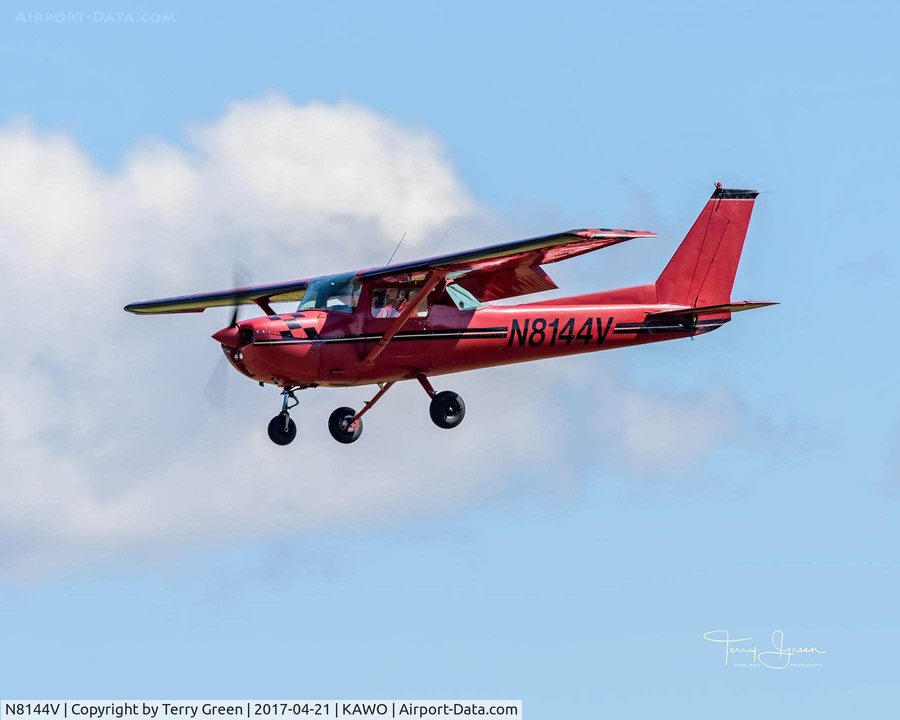 N8144V, 1974 Cessna A150M Aerobat C/N A1500540, KAWO