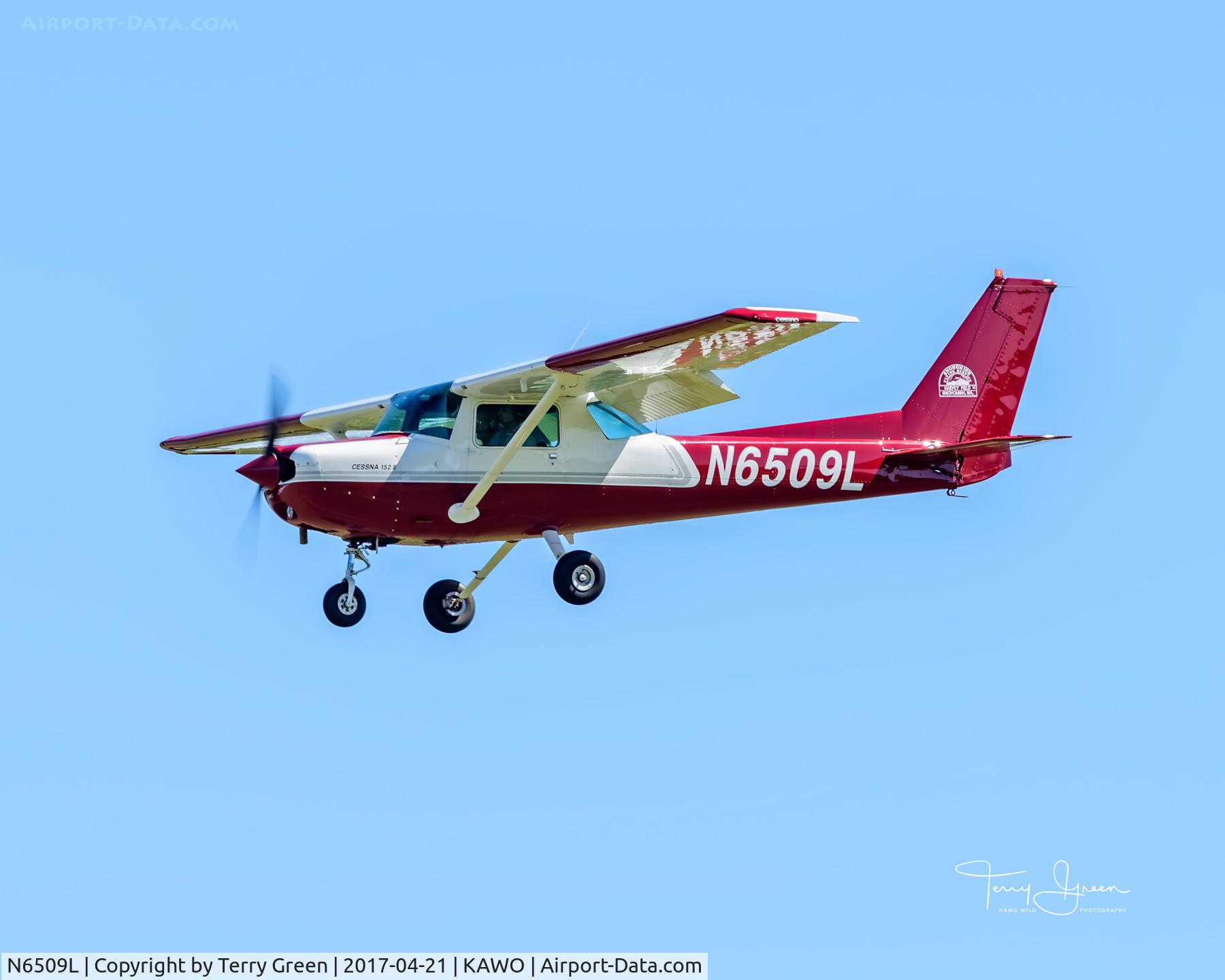 N6509L, 1980 Cessna 152 C/N 15284425, KAWO