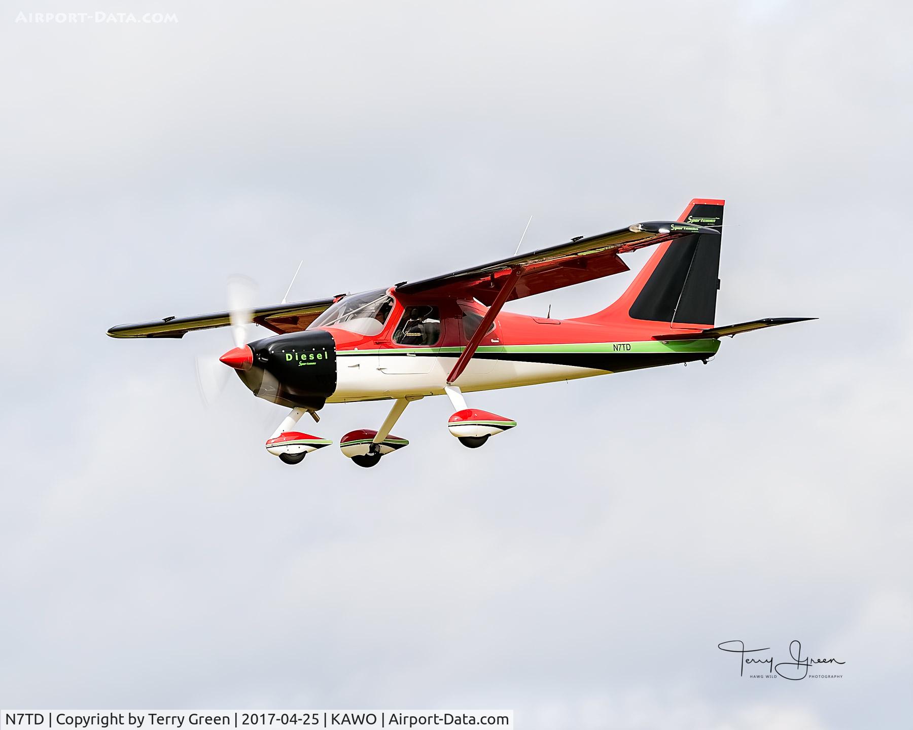 N7TD, 2014 Glasair GS-2 Sportsman C/N 7371, KAWO