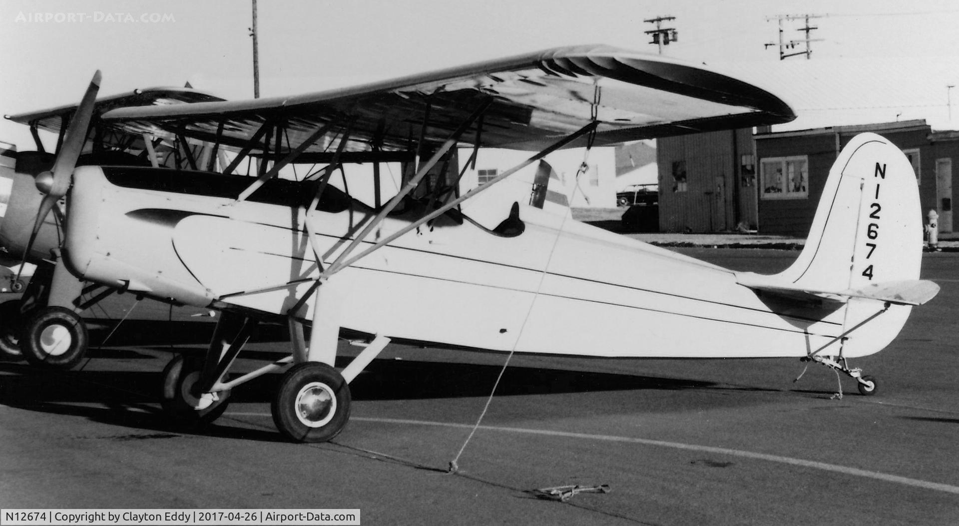 N12674, 1932 Fairchild 22 C7A C/N 1033, California 1966
