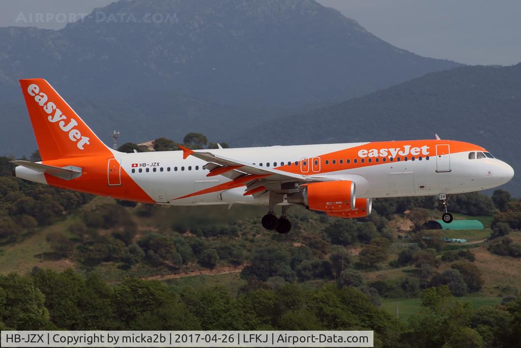 HB-JZX, 2009 Airbus A320-214 C/N 4157, Landing