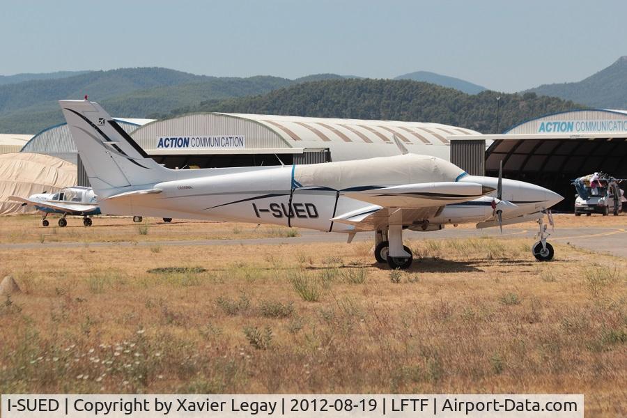 I-SUED, 1981 Cessna 340A C/N 340A1247, on parking at LFTF