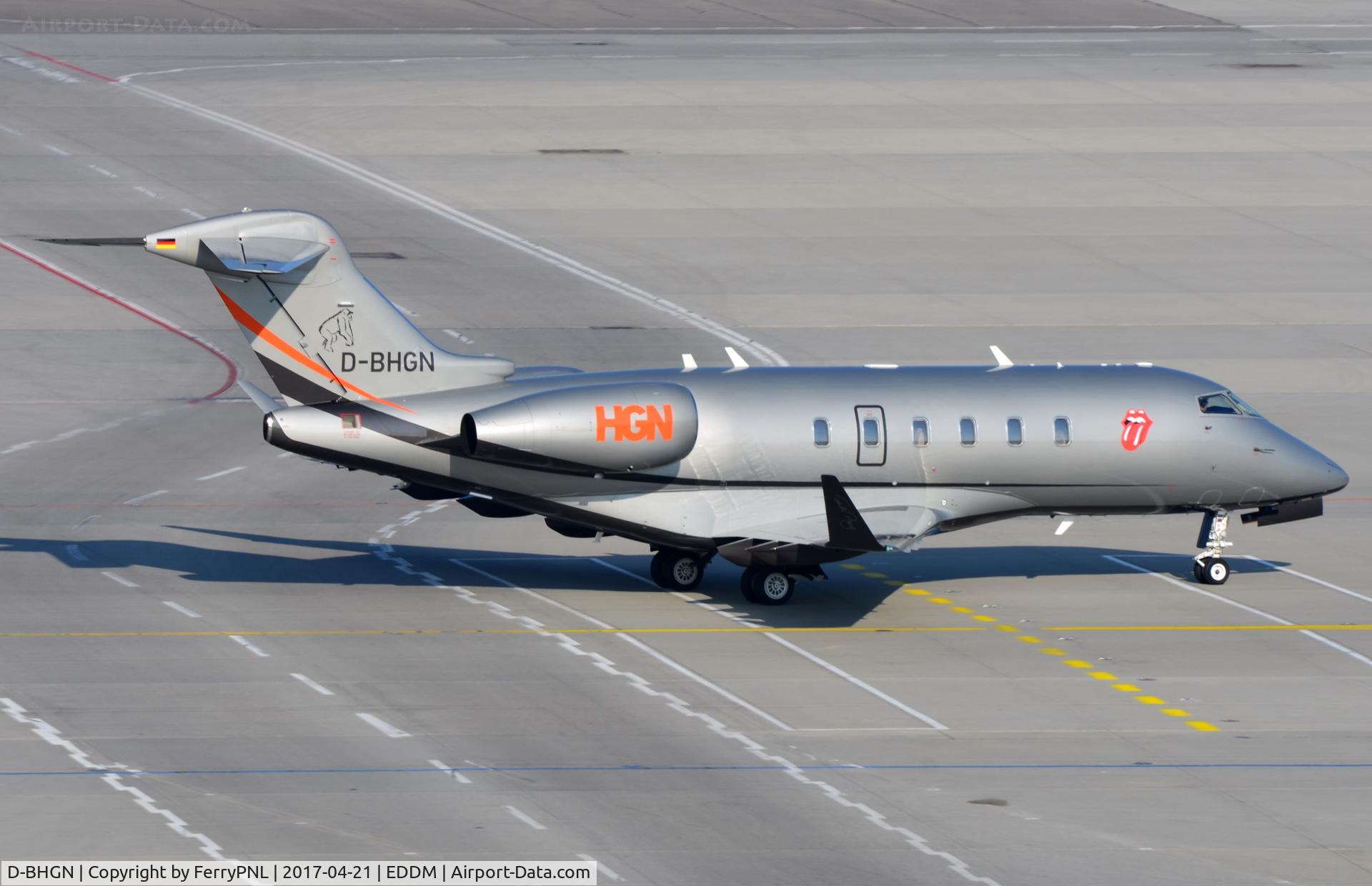 D-BHGN, 2015 Bombardier Challenger 350 (BD-100-1A10) C/N 20583, Windrose CL350 taxying past