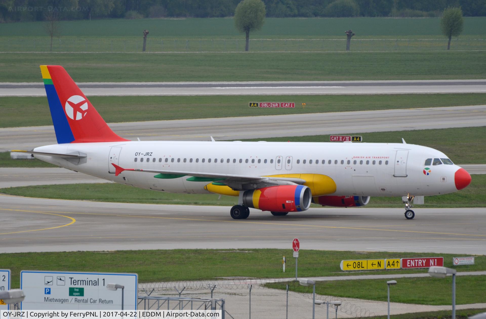 OY-JRZ, 2003 Airbus A320-233 C/N 2102, Colorful DAT A320