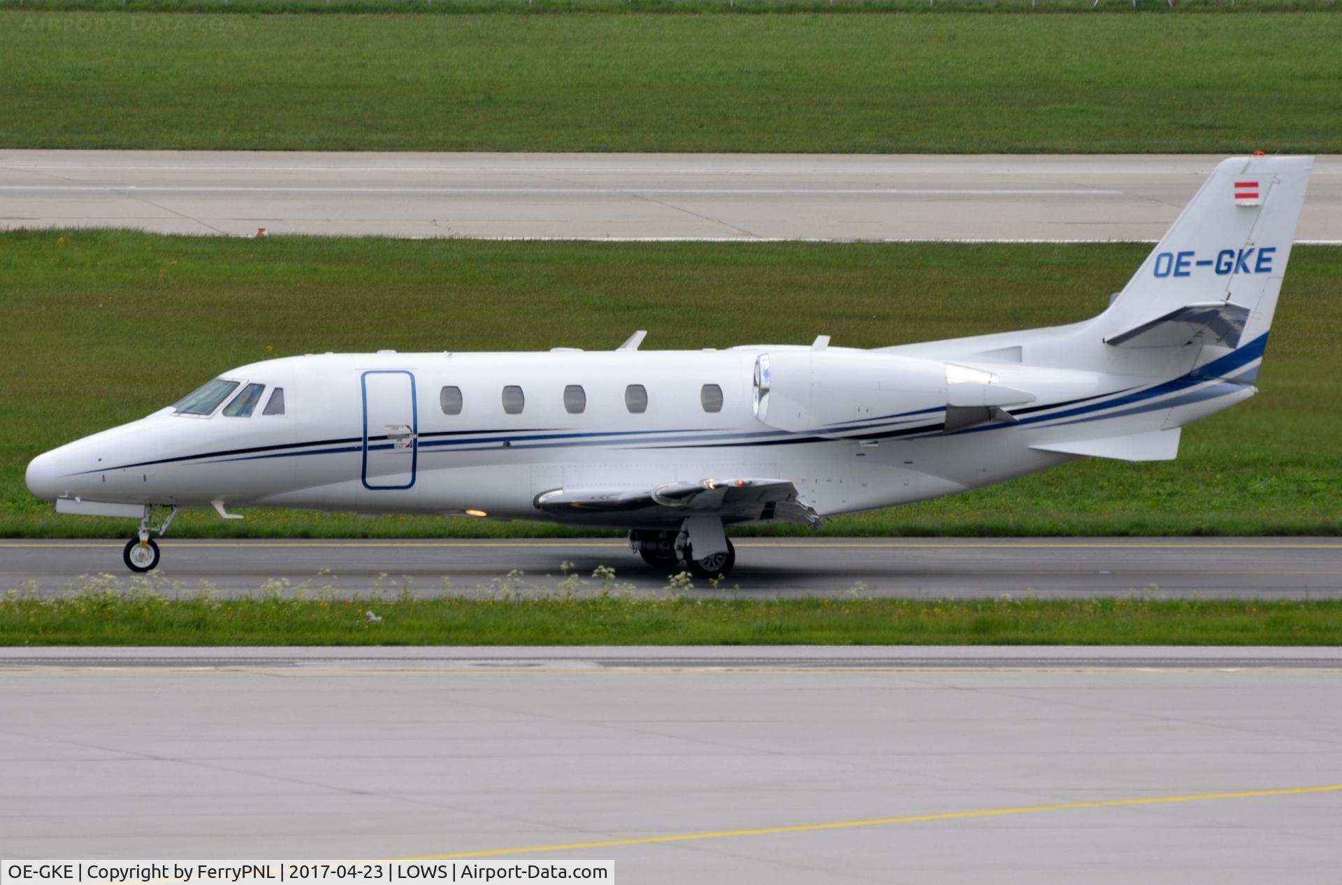 OE-GKE, 2006 Cessna 560XL Citation XLS C/N 560-5642, Krono Air Ce560XL arriving in SZG