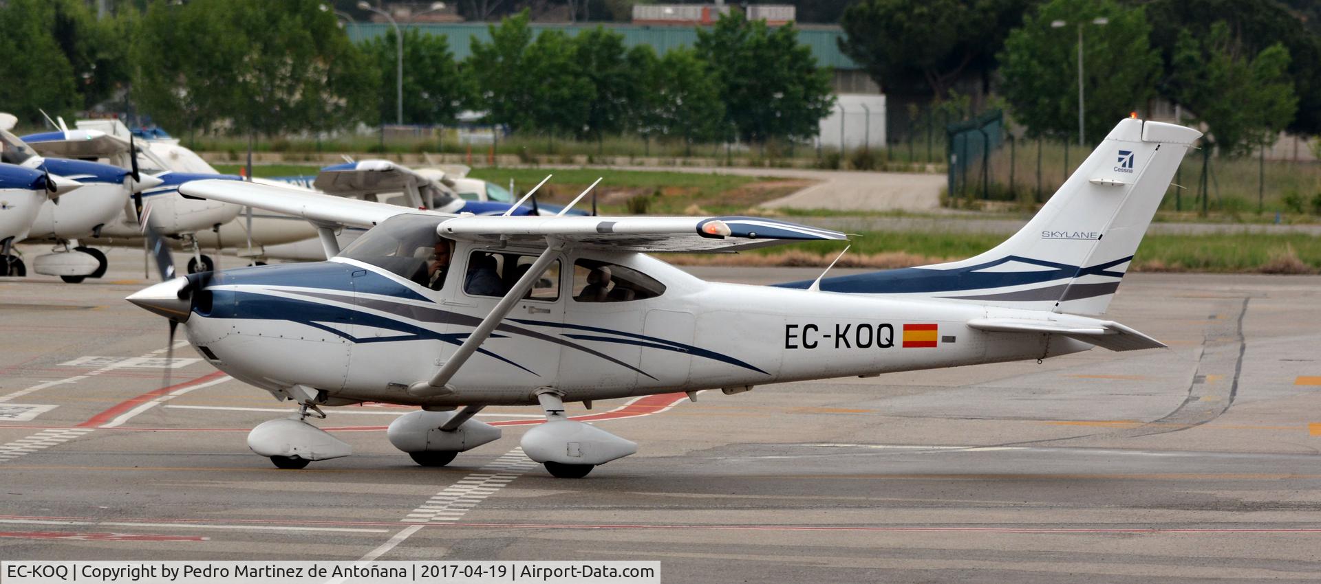 EC-KOQ, 2007 Cessna 182T Skylane C/N 18282041, Aeropuerto Sabadell - España