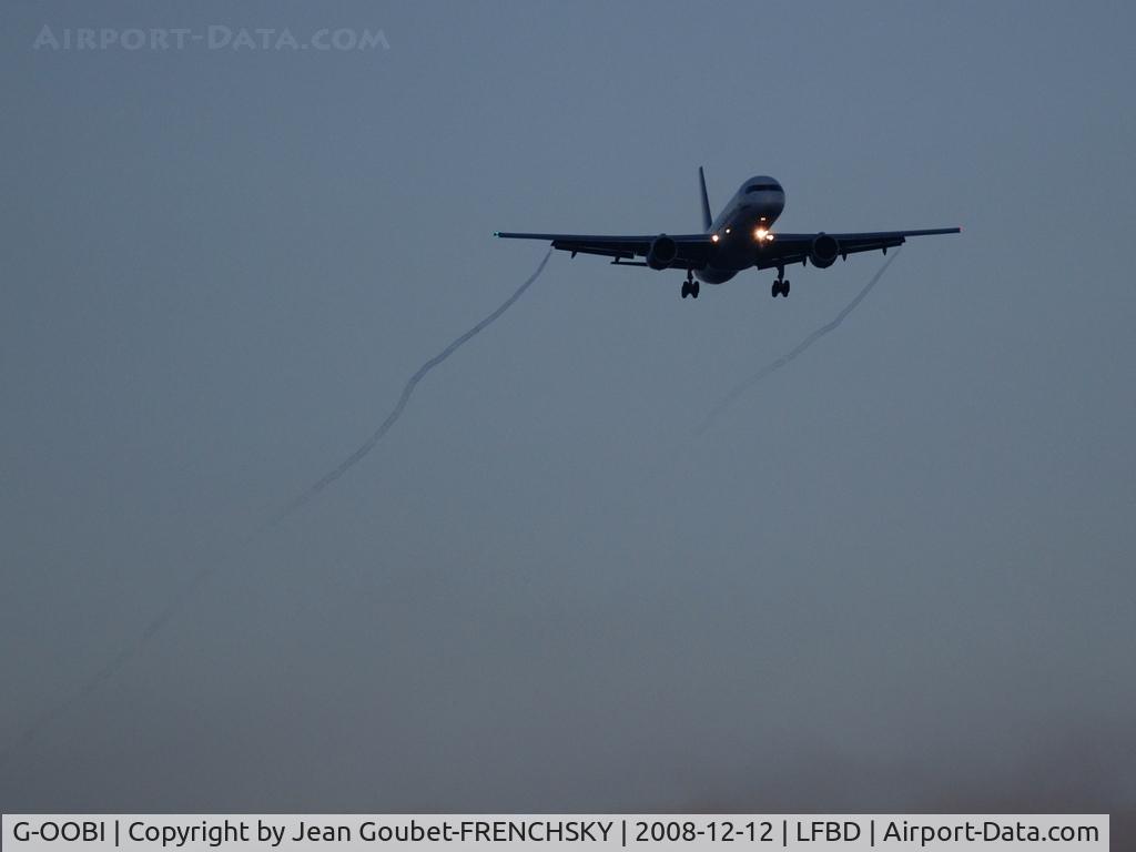 G-OOBI, 1993 Boeing 757-2B7 C/N 27146, First Choice Airways landing runway 23
