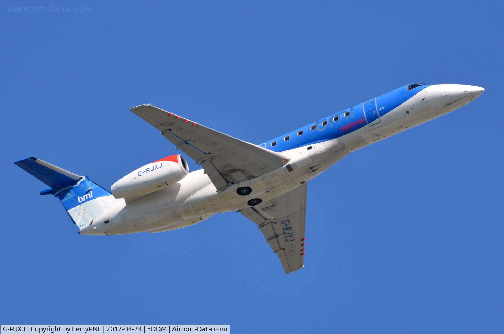 G-RJXJ, 2001 Embraer ERJ-135ER (EMB-135ER) C/N 145473, BMI Regional ERJ135 operating a LH flight.