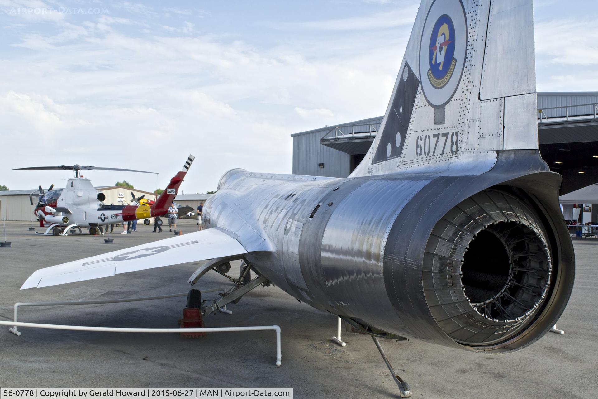 56-0778, 1957 Lockheed F-104A Starfighter C/N 183-1066, On display at the Warhawk Museum in Nampa, Idaho.