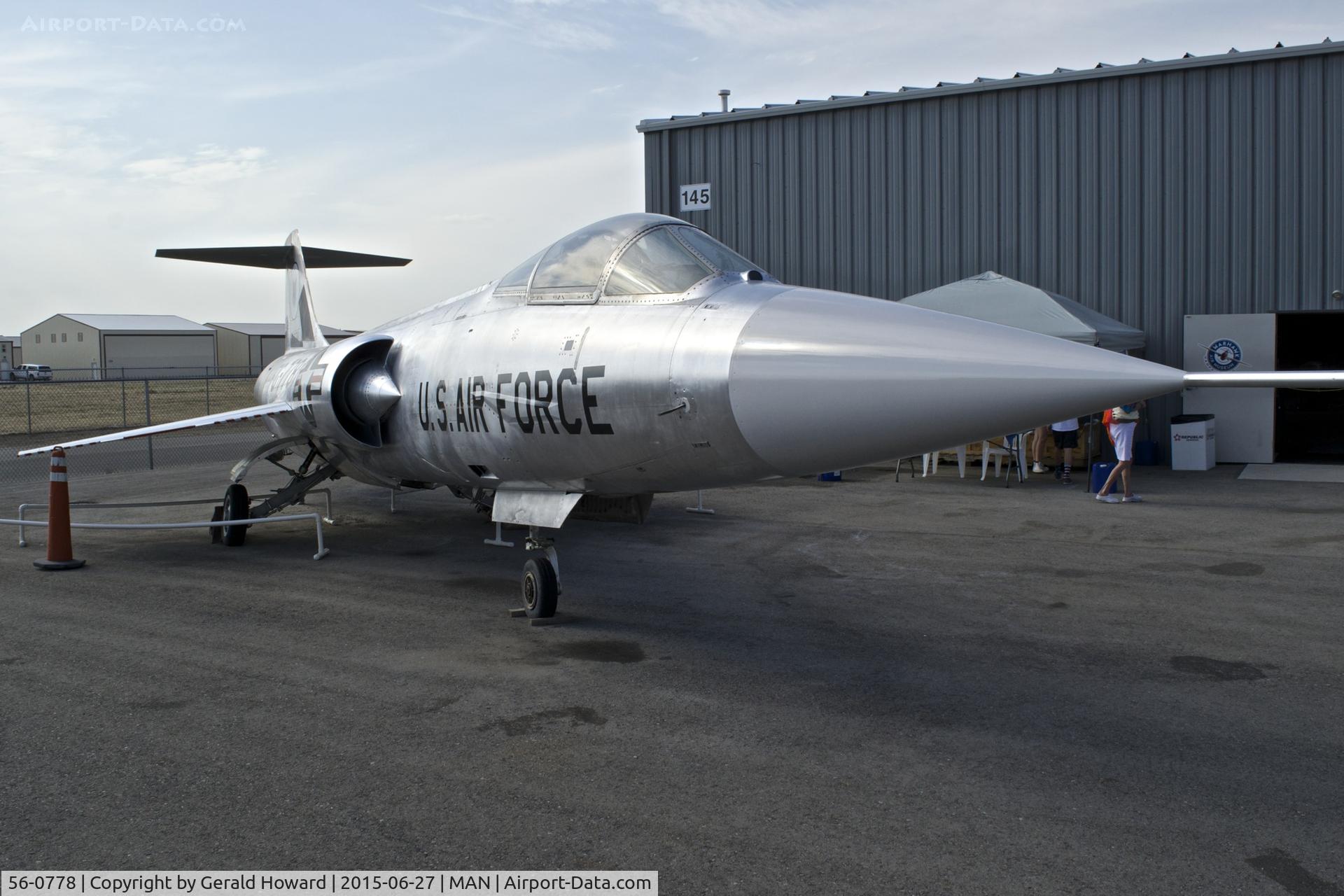 56-0778, 1957 Lockheed F-104A Starfighter C/N 183-1066, On display at the Warhawk Museum in Nampa, Idaho.