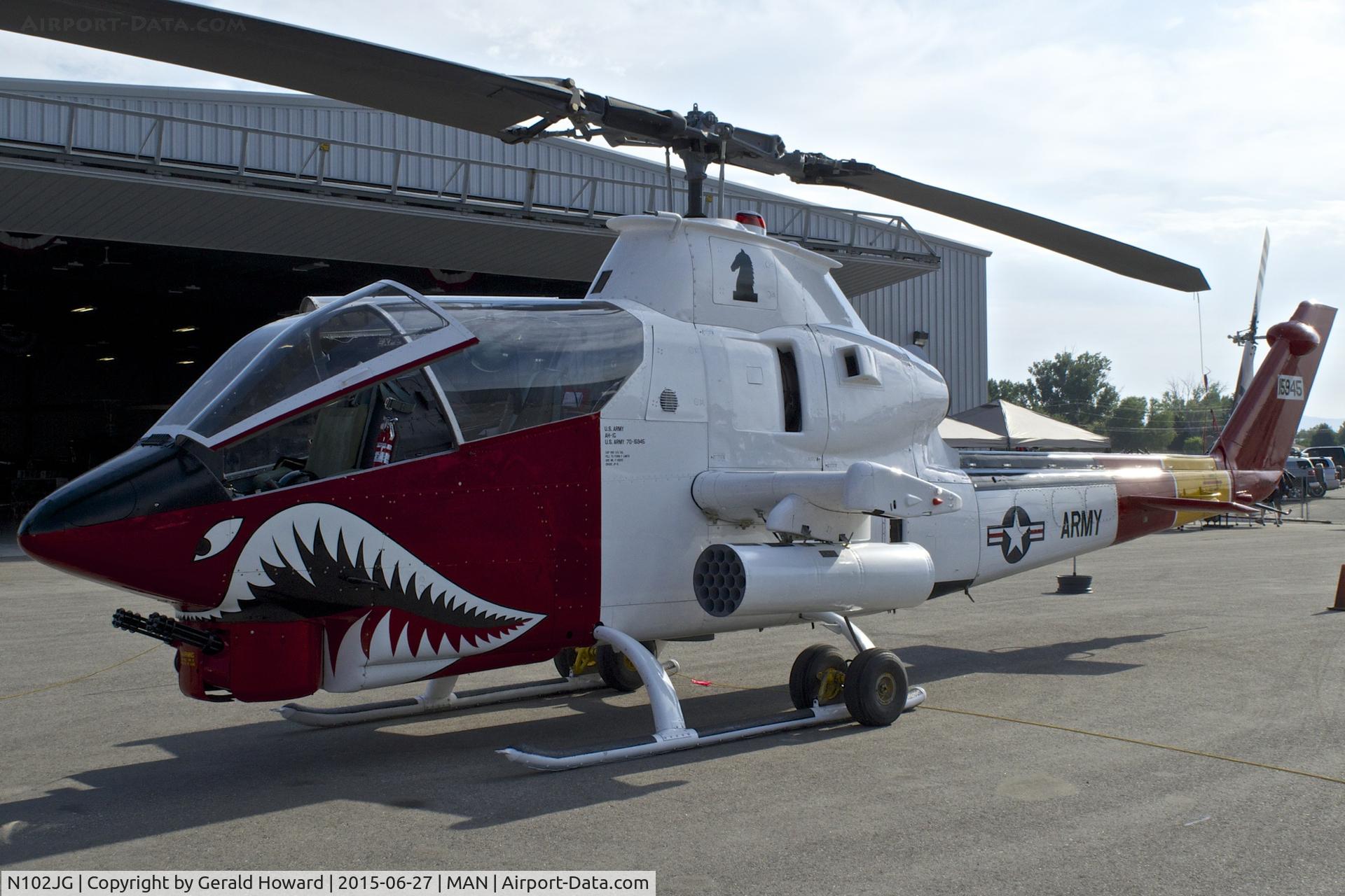 N102JG, 1970 Bell AH-1G Cobra C/N 20889, On display during the air show in Nampa, Idaho.