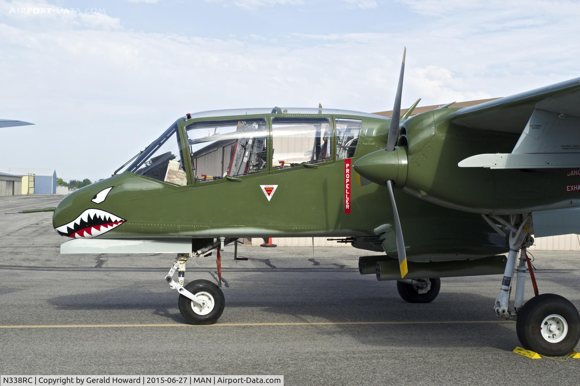 N338RC, 1971 North American OV-10B C/N 338-10, On display during the air show in Nampa, Idaho.