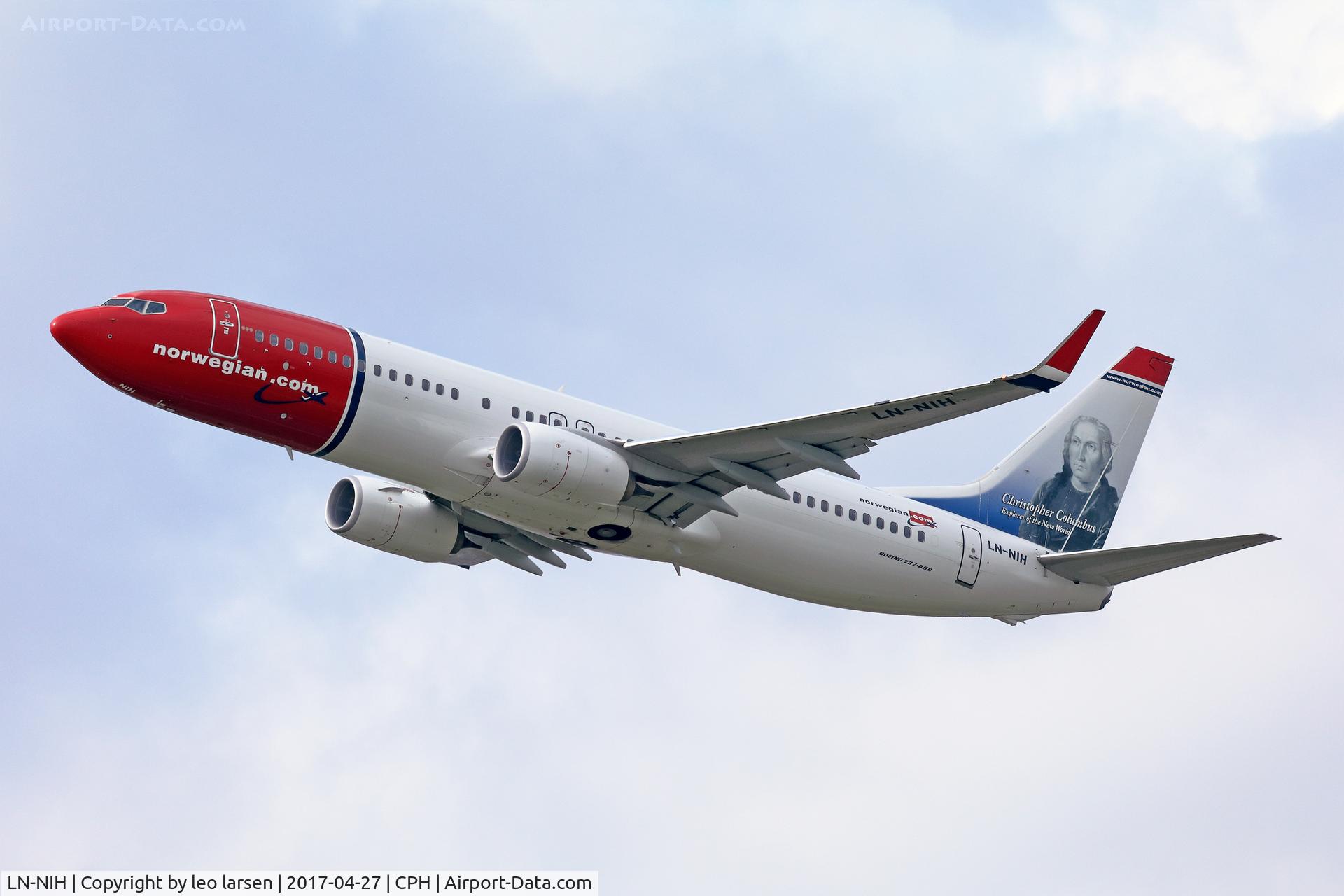LN-NIH, 2014 Boeing 737-8JP C/N 43879, Copenhagen 27.4.2017