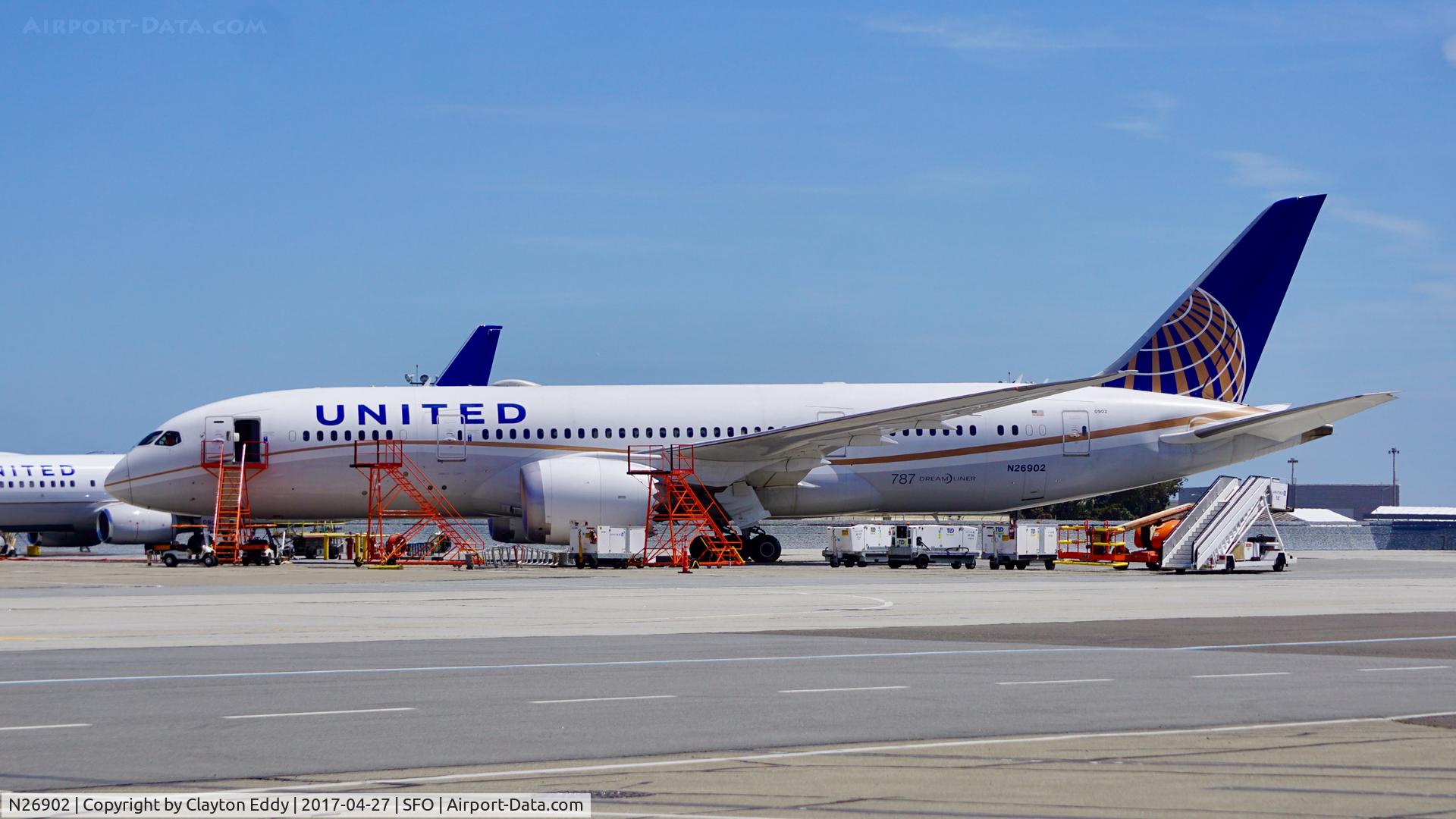 N26902, 2012 Boeing 787-8 Dreamliner C/N 34822, SFO 2017