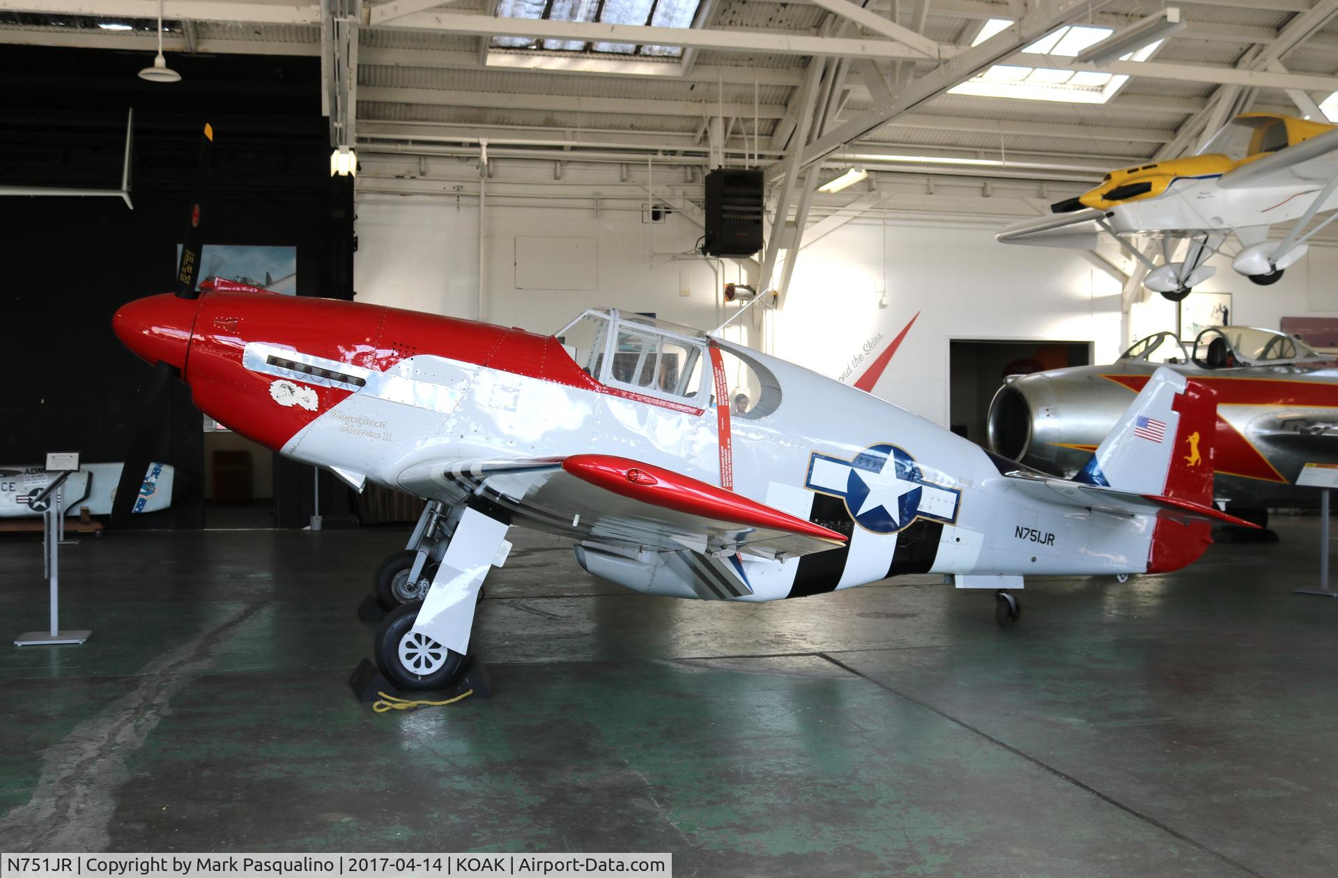 N751JR, 1996 Jurca MJ-77 Gnatsum  (3/4 Scale NA P-51D Mustang) C/N 34P51B-01J.R.M., Jurca MJ-77 Gnatsum