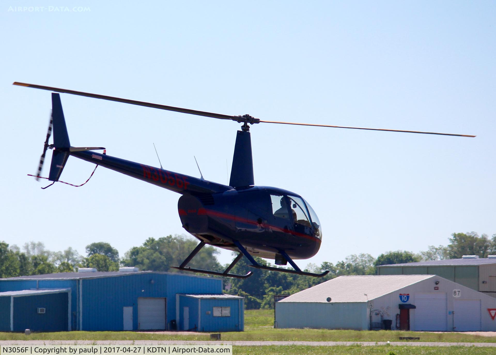 N3056F, 2007 Robinson R44 II C/N 11872, At Downtown Shreveport.