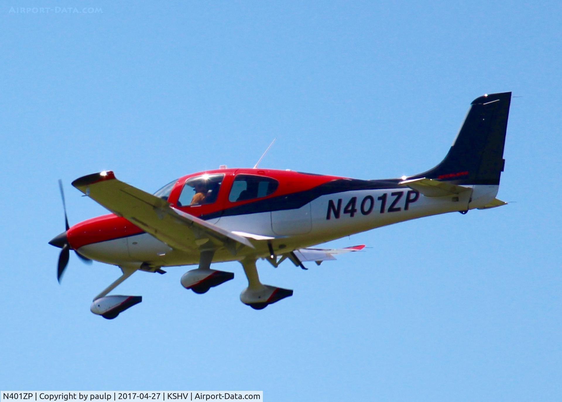 N401ZP, 2014 Cirrus SR22T C/N 0938, At Shreveport Regional.
