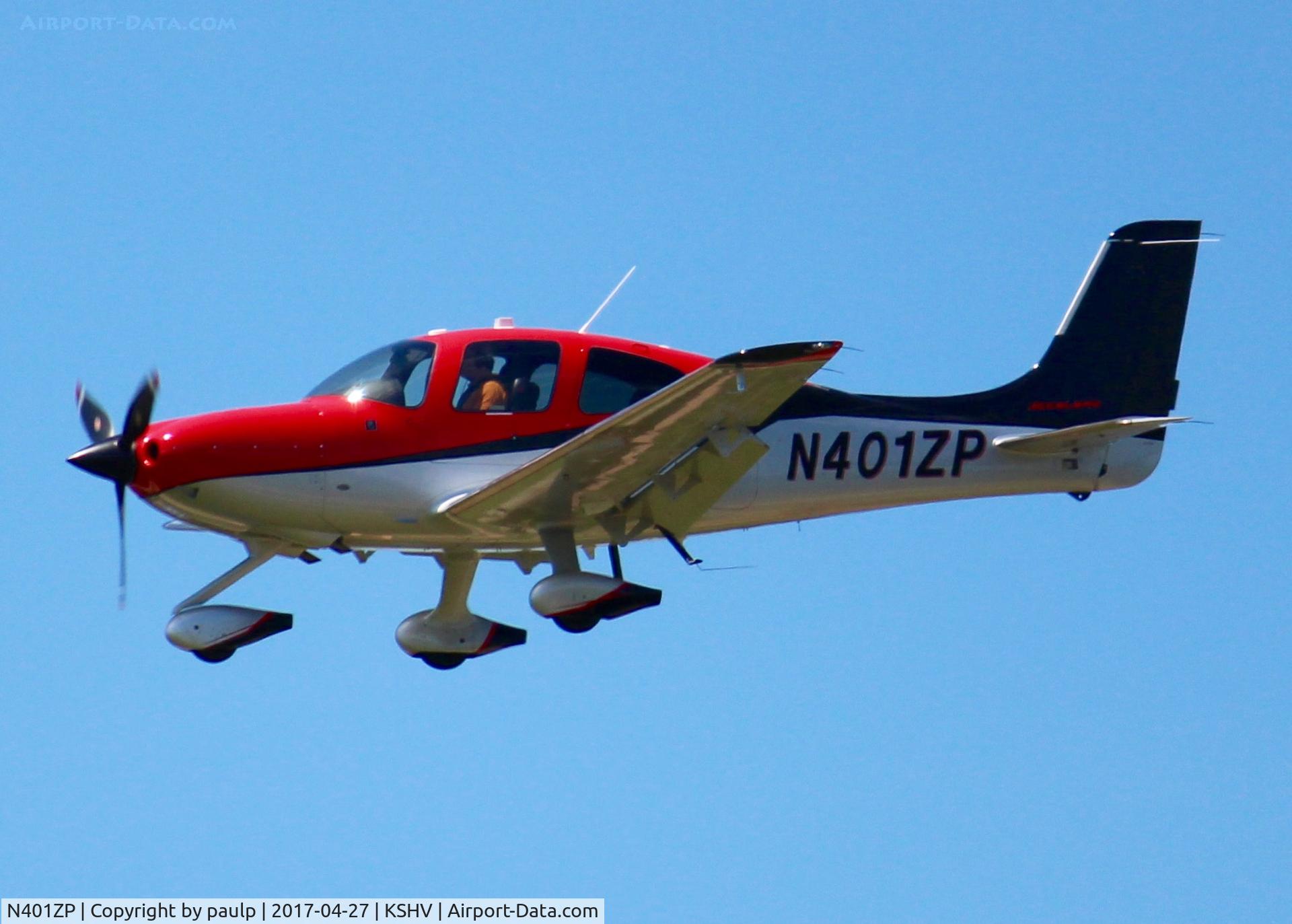 N401ZP, 2014 Cirrus SR22T C/N 0938, At Shreveport Regional.