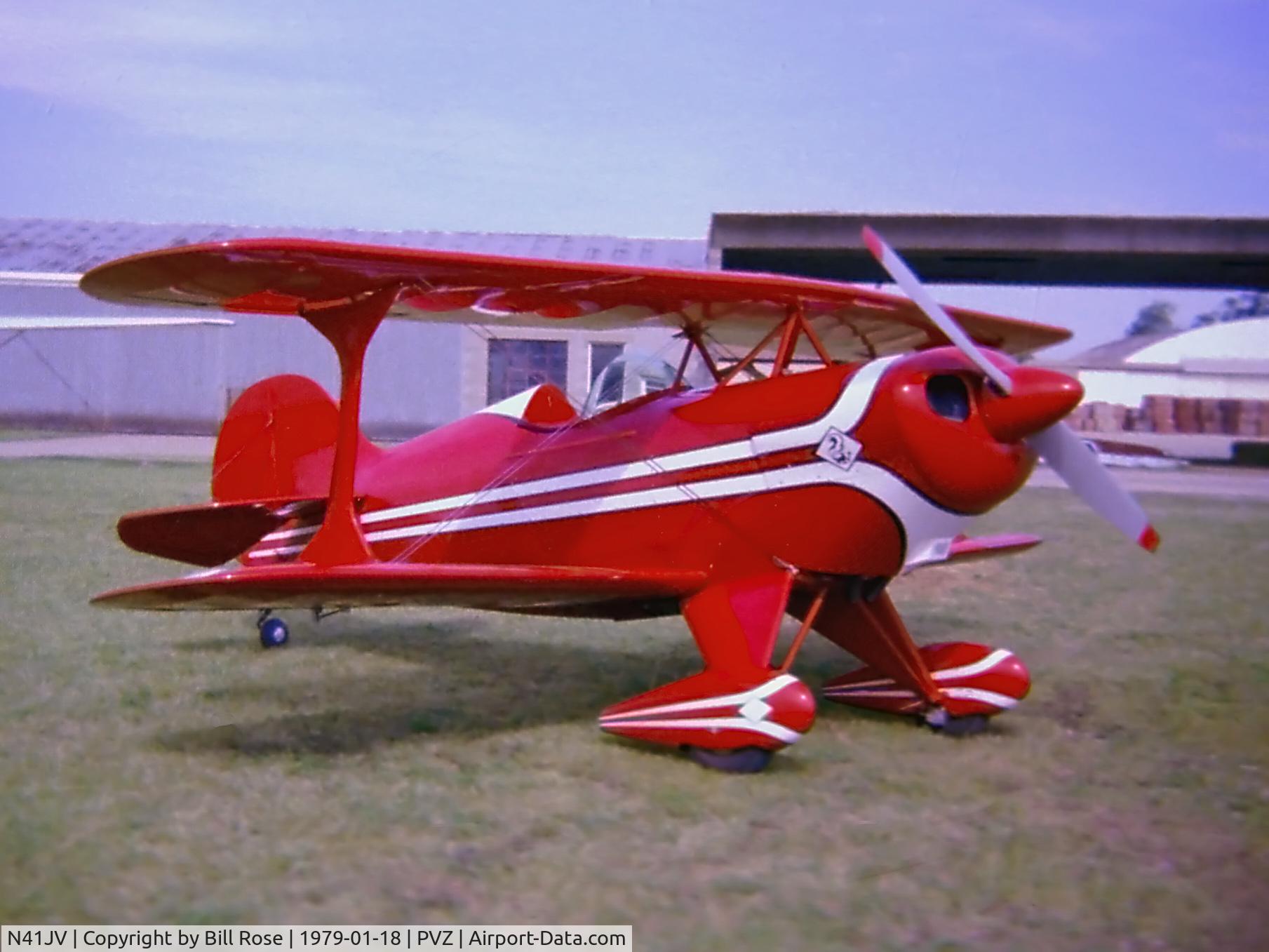 N41JV, 1979 Pitts S-1S Special C/N 735H, Early photo just after the first flight.