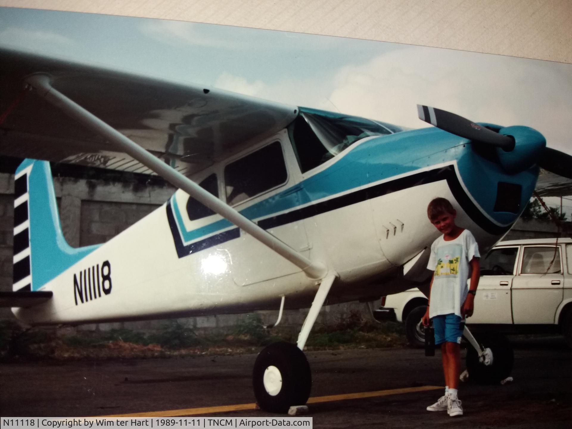 N11118, 1963 Cessna 180F C/N 18051230, This is the N11118 in 1989.