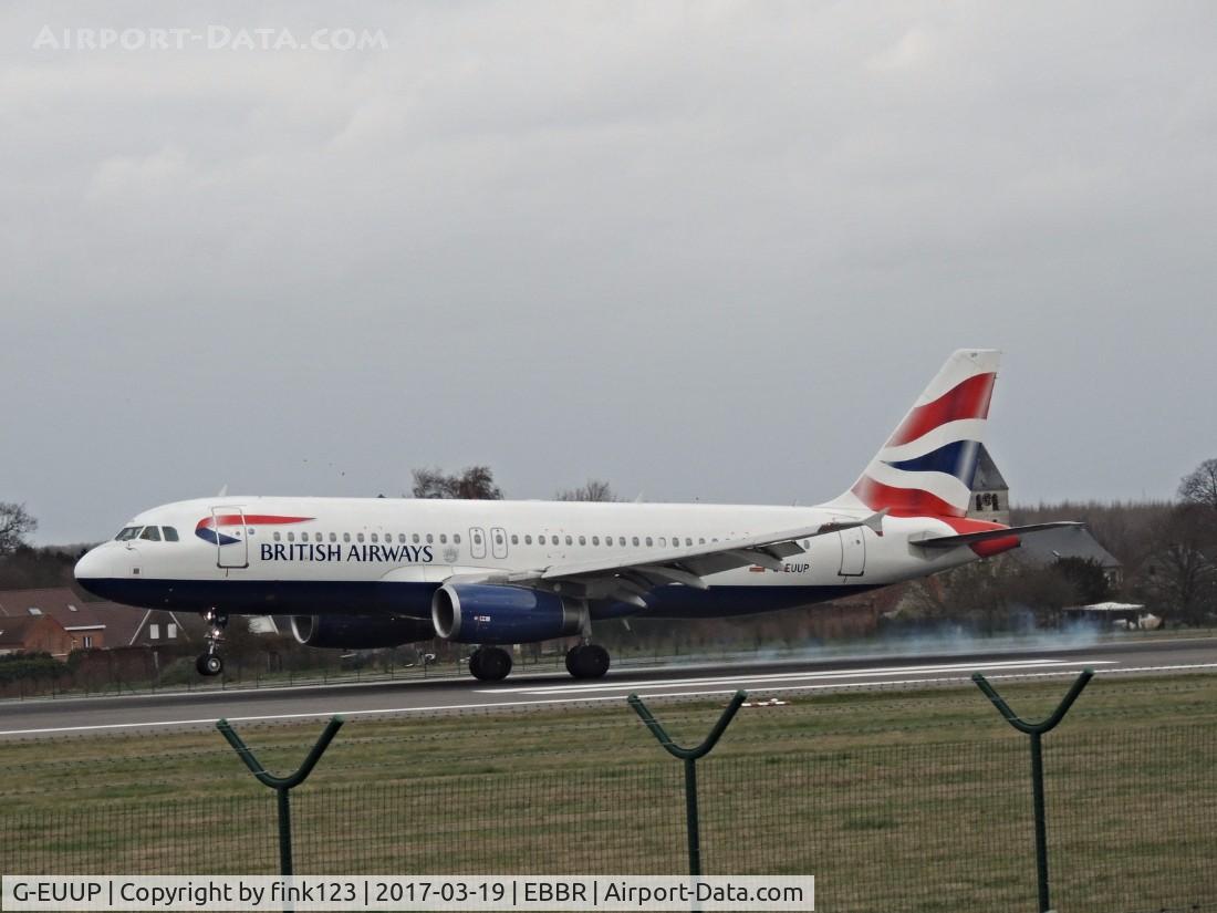 G-EUUP, 2003 Airbus A320-232 C/N 2038, british airways smooth touchdown