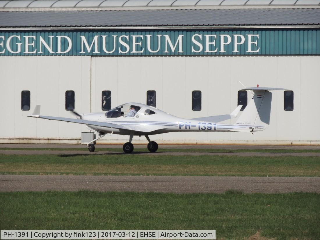 PH-1391, Diamond HK-36TC-100 Super Dimona C/N 36810, parking after a flight