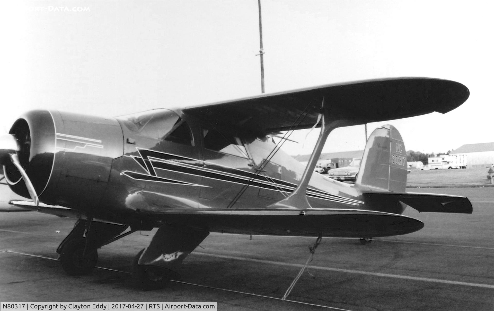 N80317, Beech G17S C/N B-16, Reno Stead Nevada 1966.