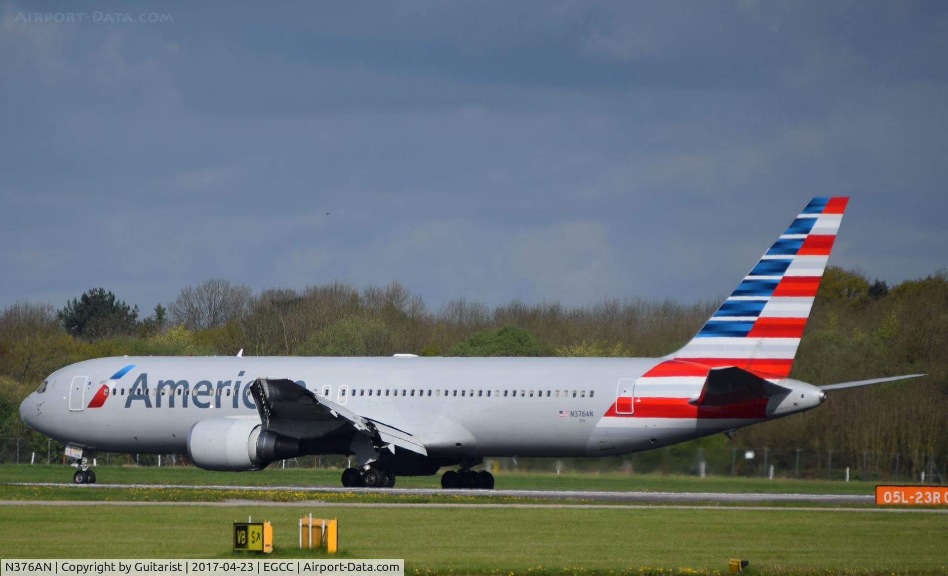 N376AN, 1992 Boeing 767-323 C/N 25445, At Manchester