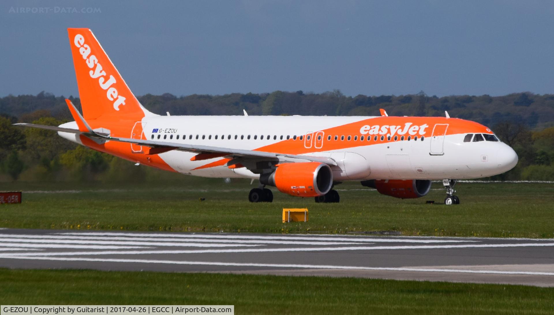 G-EZOU, 2015 Airbus A320-214 C/N 6754, At Manchester