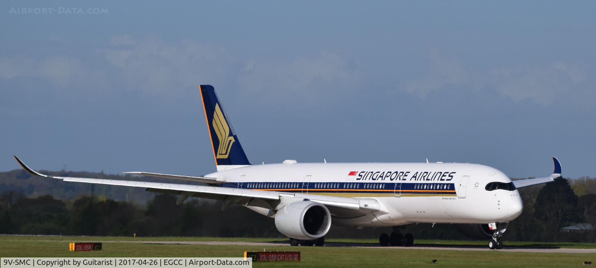 9V-SMC, 2016 Airbus A350-941 C/N 031, At Manchester