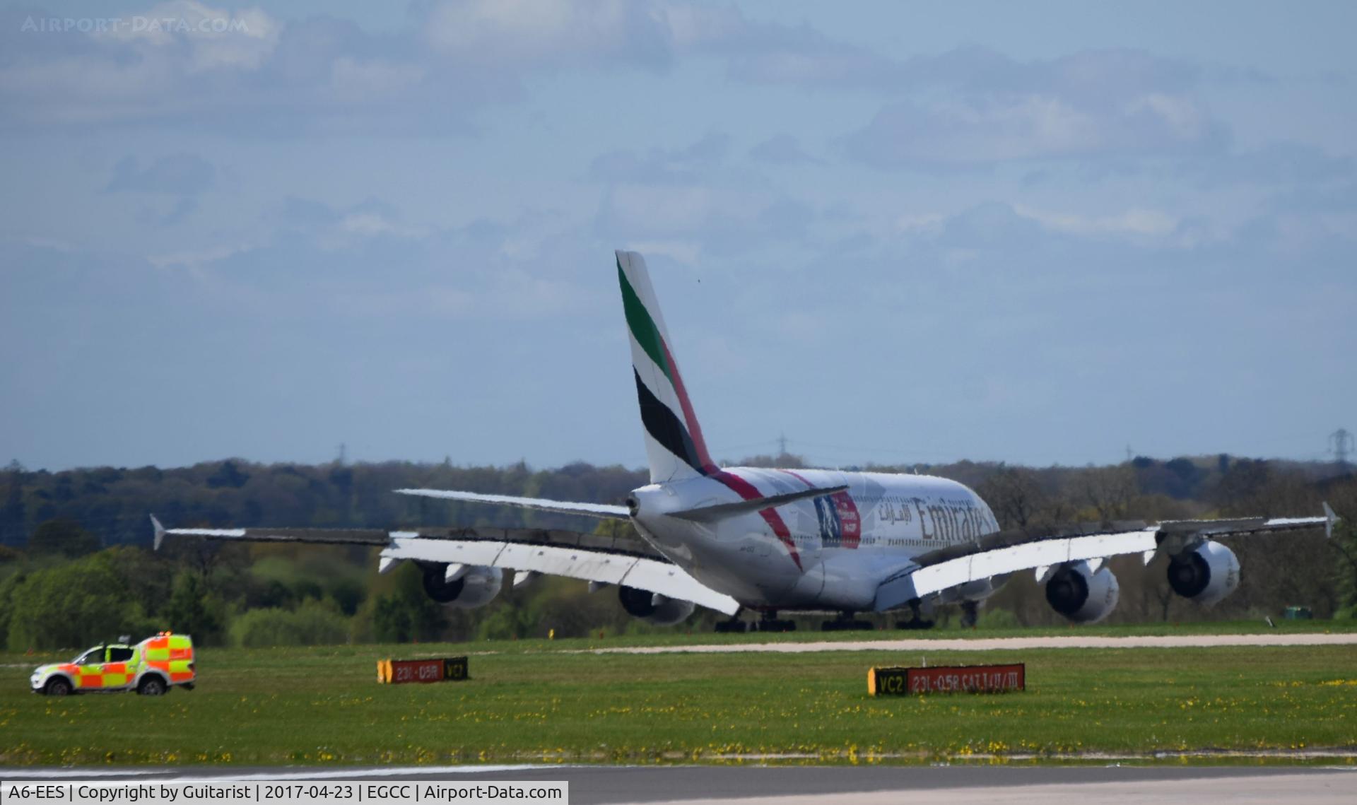 A6-EES, 2013 Airbus A380-861 C/N 140, At Manchester
