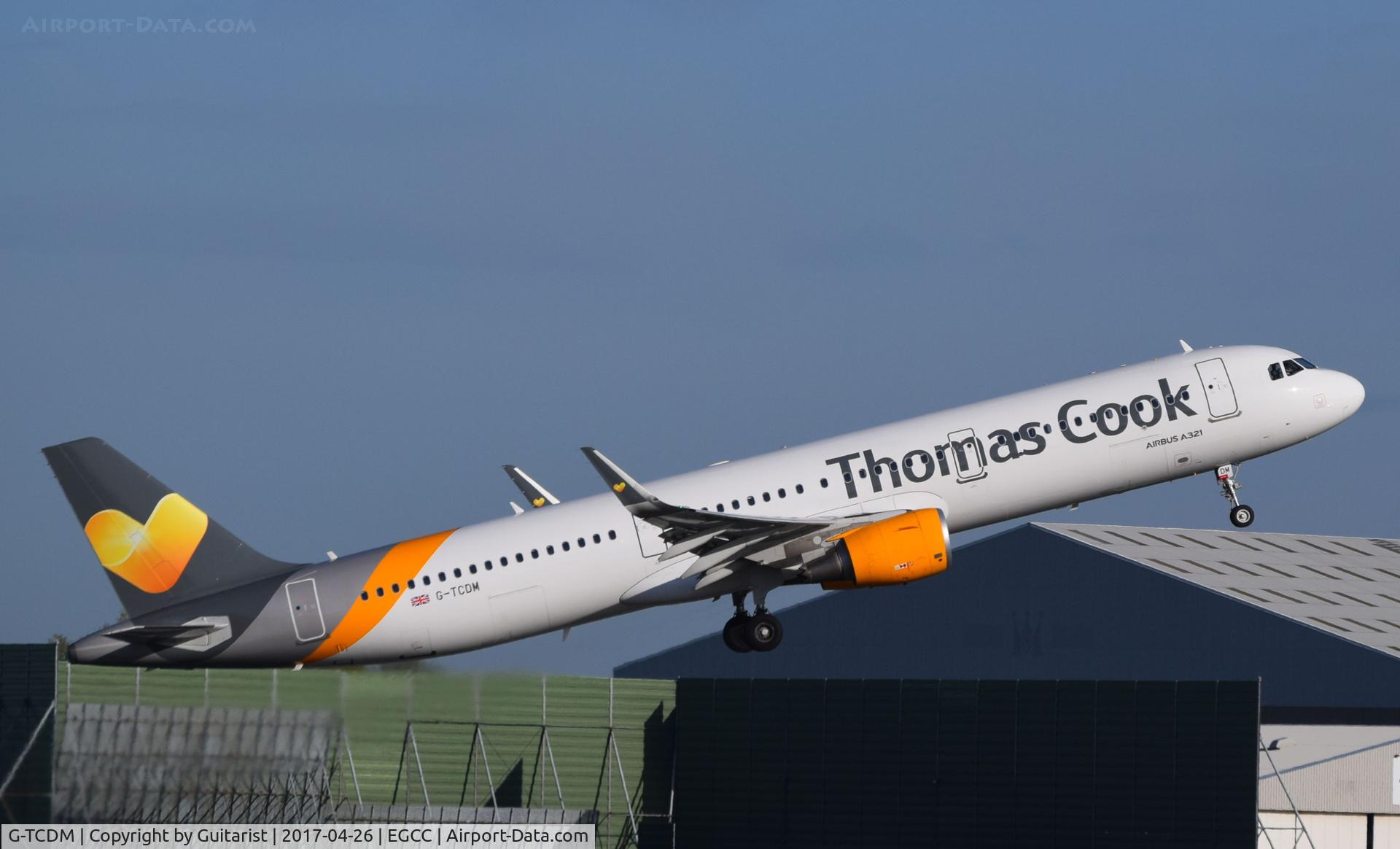 G-TCDM, 2016 Airbus A321-211 C/N 7003, At Manchester