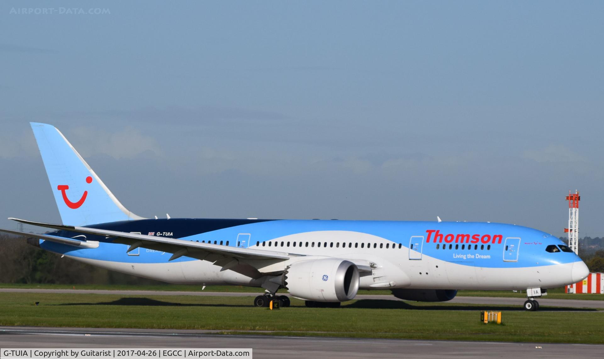 G-TUIA, 2013 Boeing 787-8 Dreamliner C/N 34422, At Manchester
